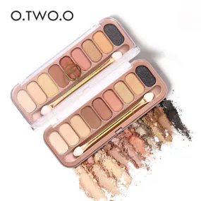 9 Colors Palette Eyeshadow With Brush Matte Makeup Long Lasting Shimmer
