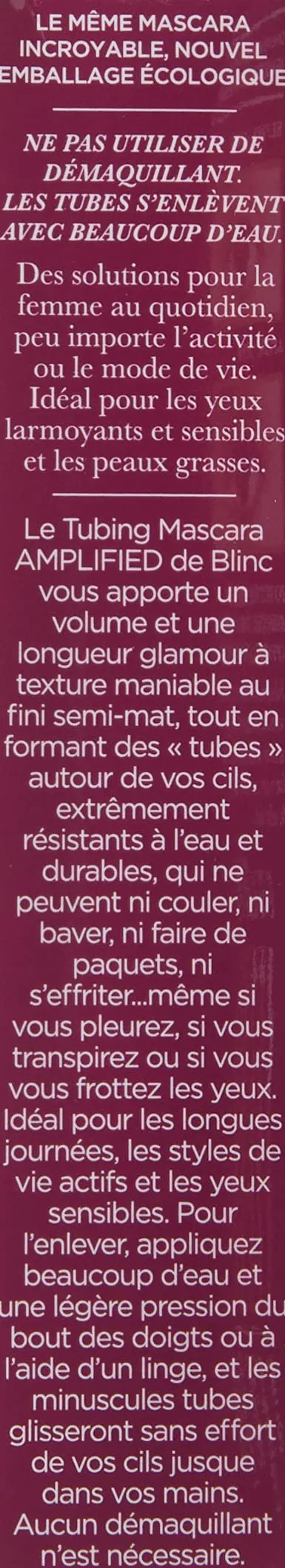 blinc Amplified Tubing Mascara Black