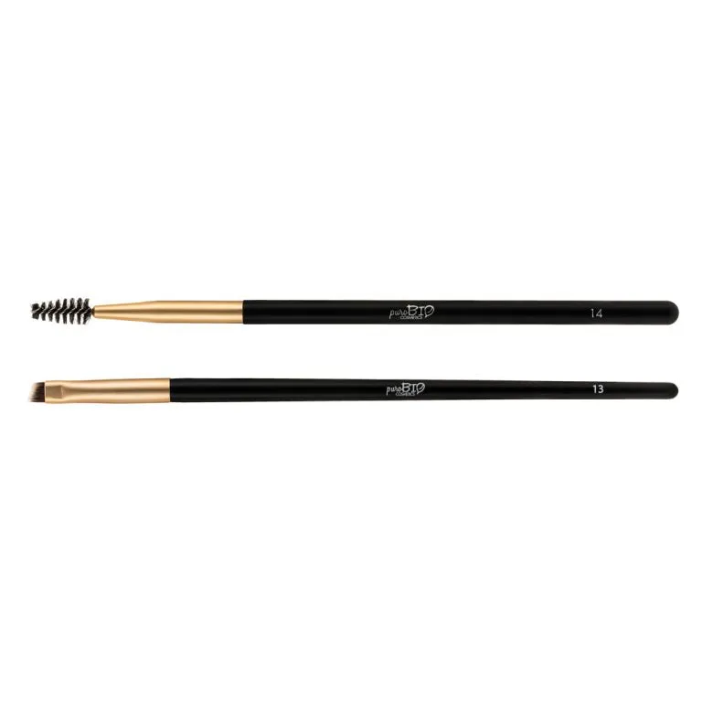 BRUSH n. 13   14 - BROWMADE BRUSHES KIT for EYEBROW
