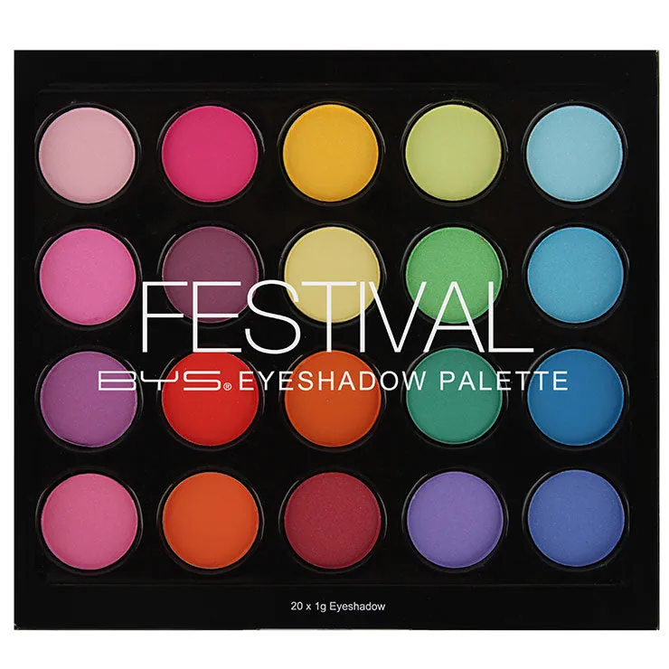 BYS Eyeshadow 20 Palette Set - Festival
