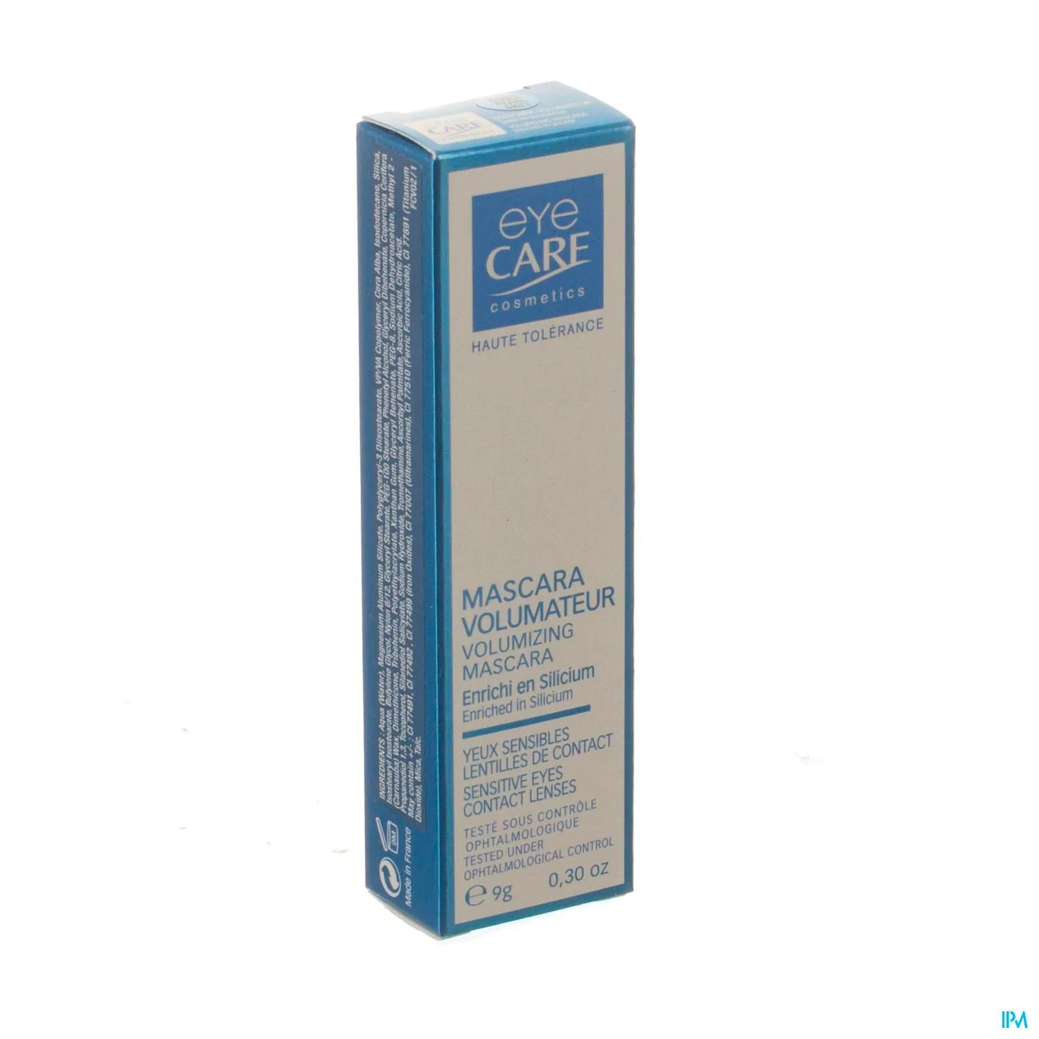 Eye Care Volumizing Mascara Pearl Grey - Gevoelige Ogen, Hypoallergeen, Volle Wimpers