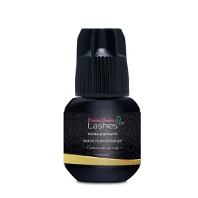 Eyelash Extension Glue Extra Strong Professional Grade Lash Glue for Eyelash Extensions Black Eyelash Glue for Lash Extensions - Drys in 1-2s with 6-7 Week Retention by Existing Beauty Lashes 5ml