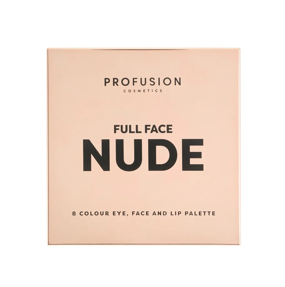FULL FACE PALETTE NUDE | 8 SHADE EYE, FACE AND LIP PALETTE
