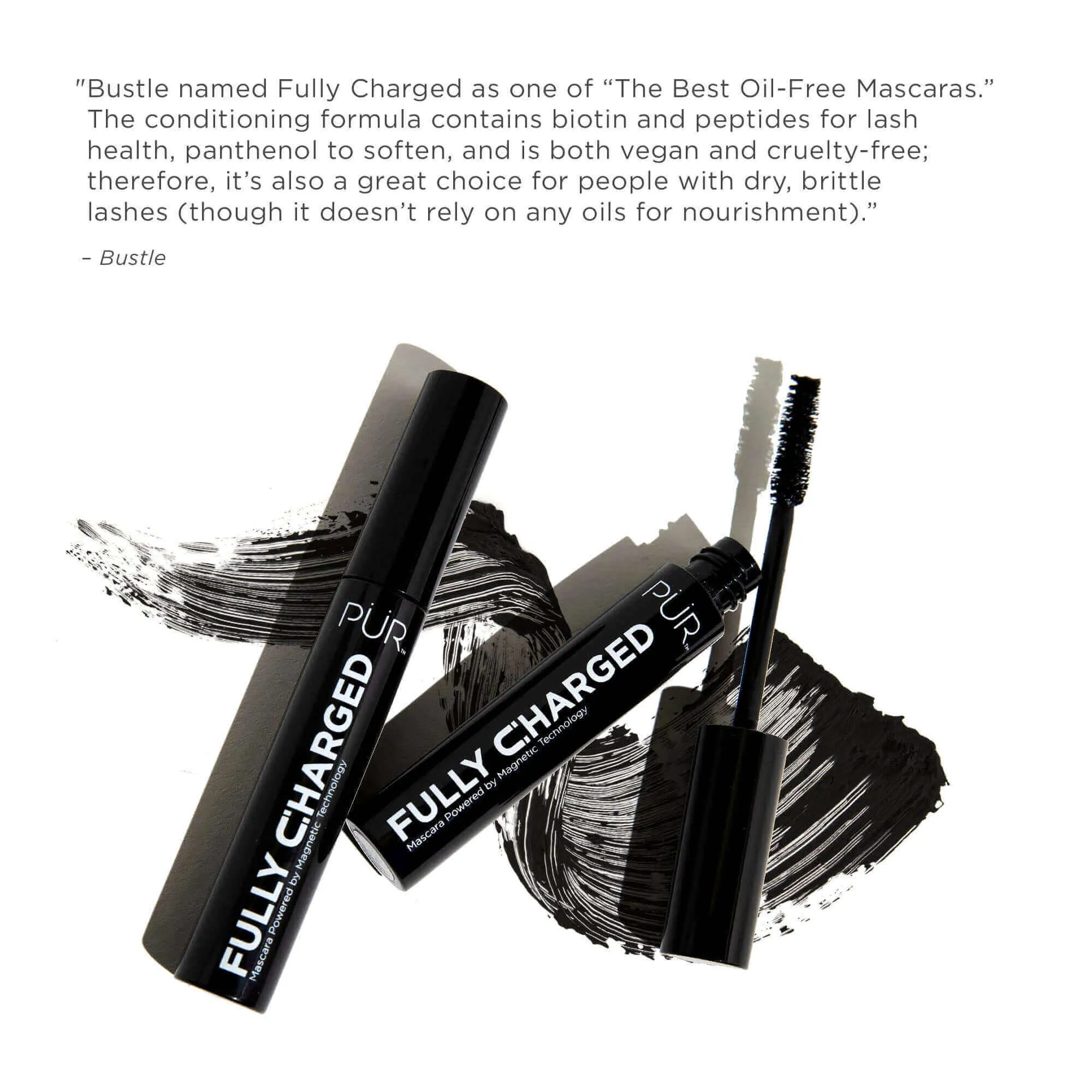 Fully Charged Mascara Powered by Magnetic Technology