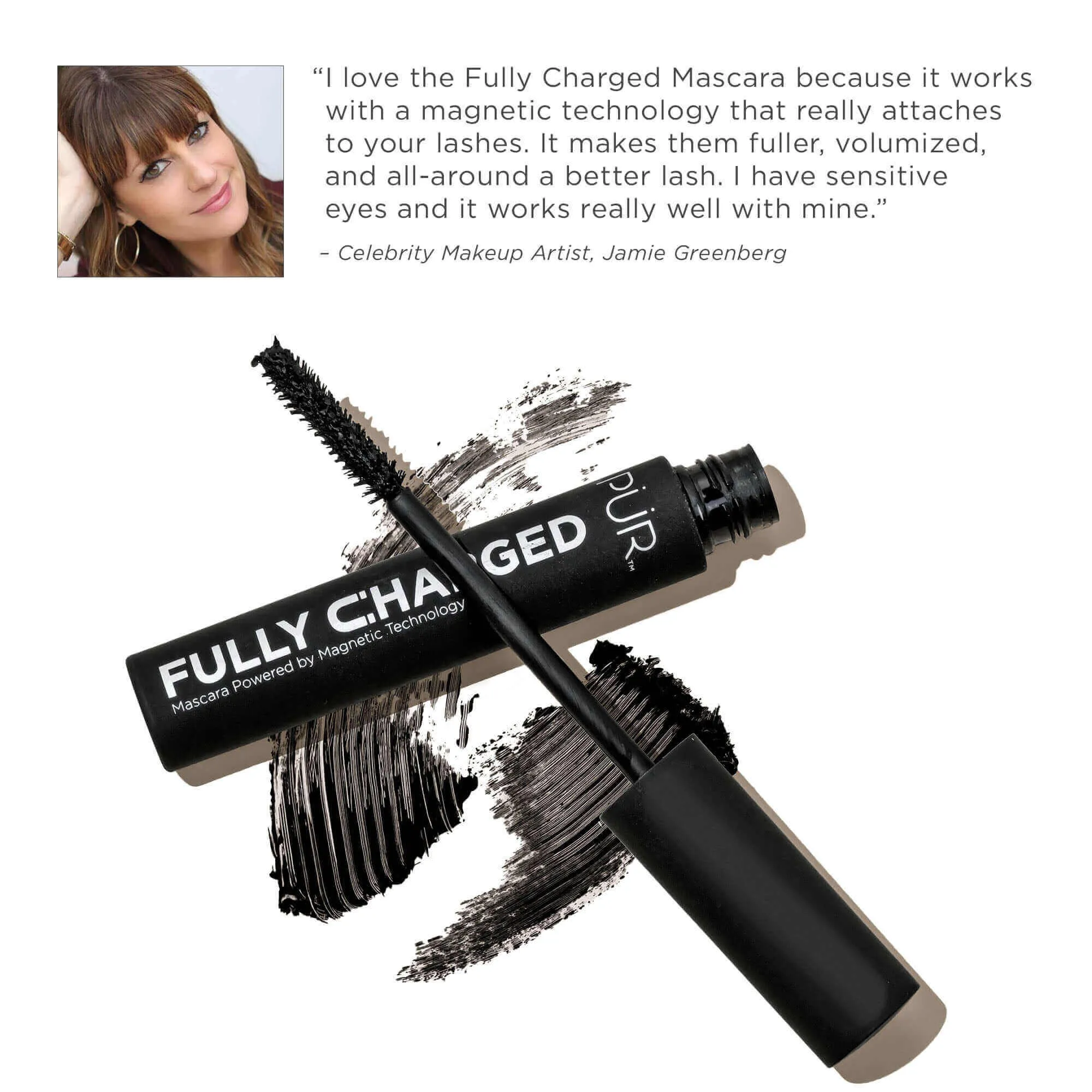 Fully Charged Mascara Powered by Magnetic Technology
