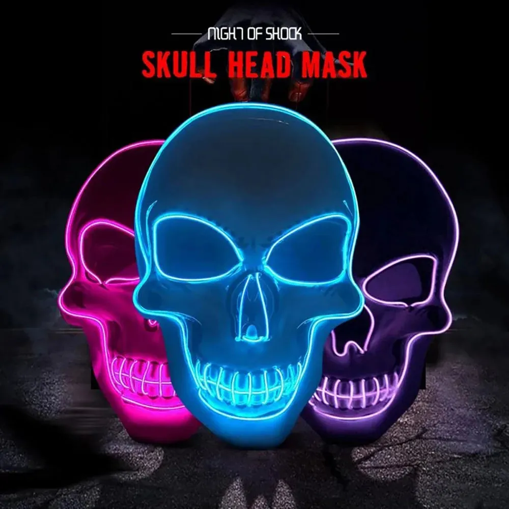Halloween Mask Latex Mask Skull Mask Horror Decoration Full Head Skull Mask Helmet Movable Jaw Masque