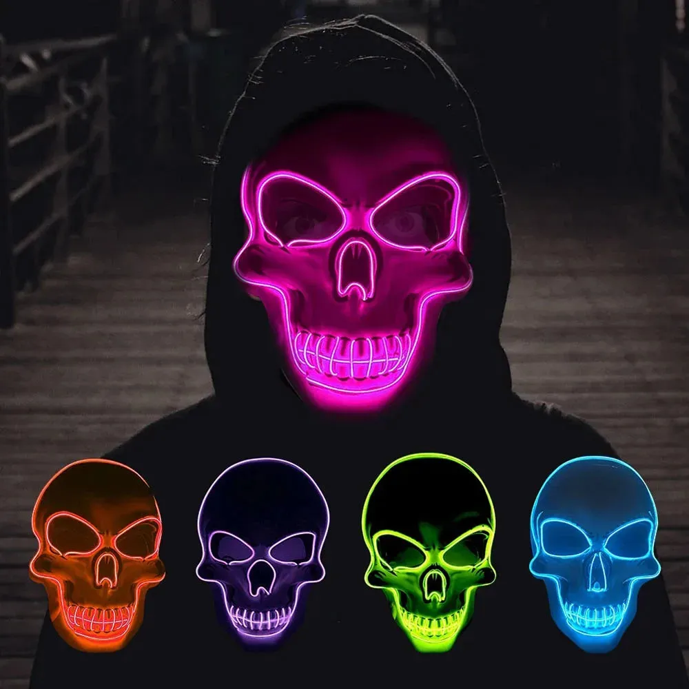 Halloween Mask Latex Mask Skull Mask Horror Decoration Full Head Skull Mask Helmet Movable Jaw Masque