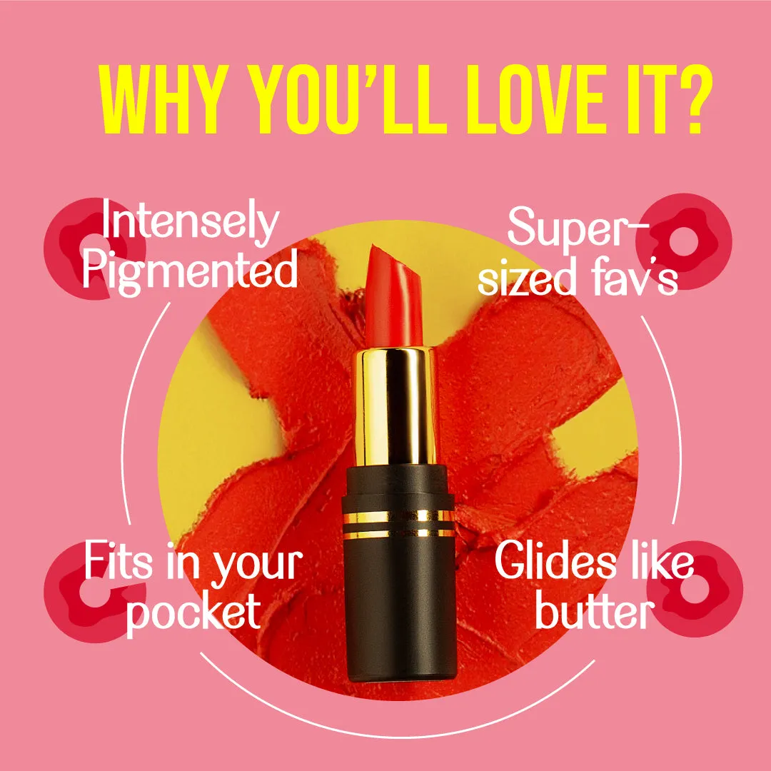 Hash Brown Full Pocket Lipstick (Brown) Soft Matte Finish