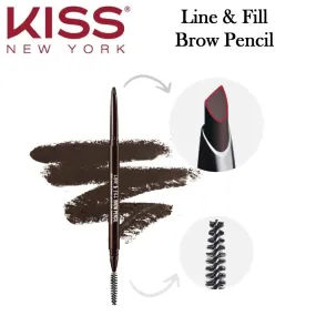 Kiss New York Line & Fill Brow Pencil (4 colors)