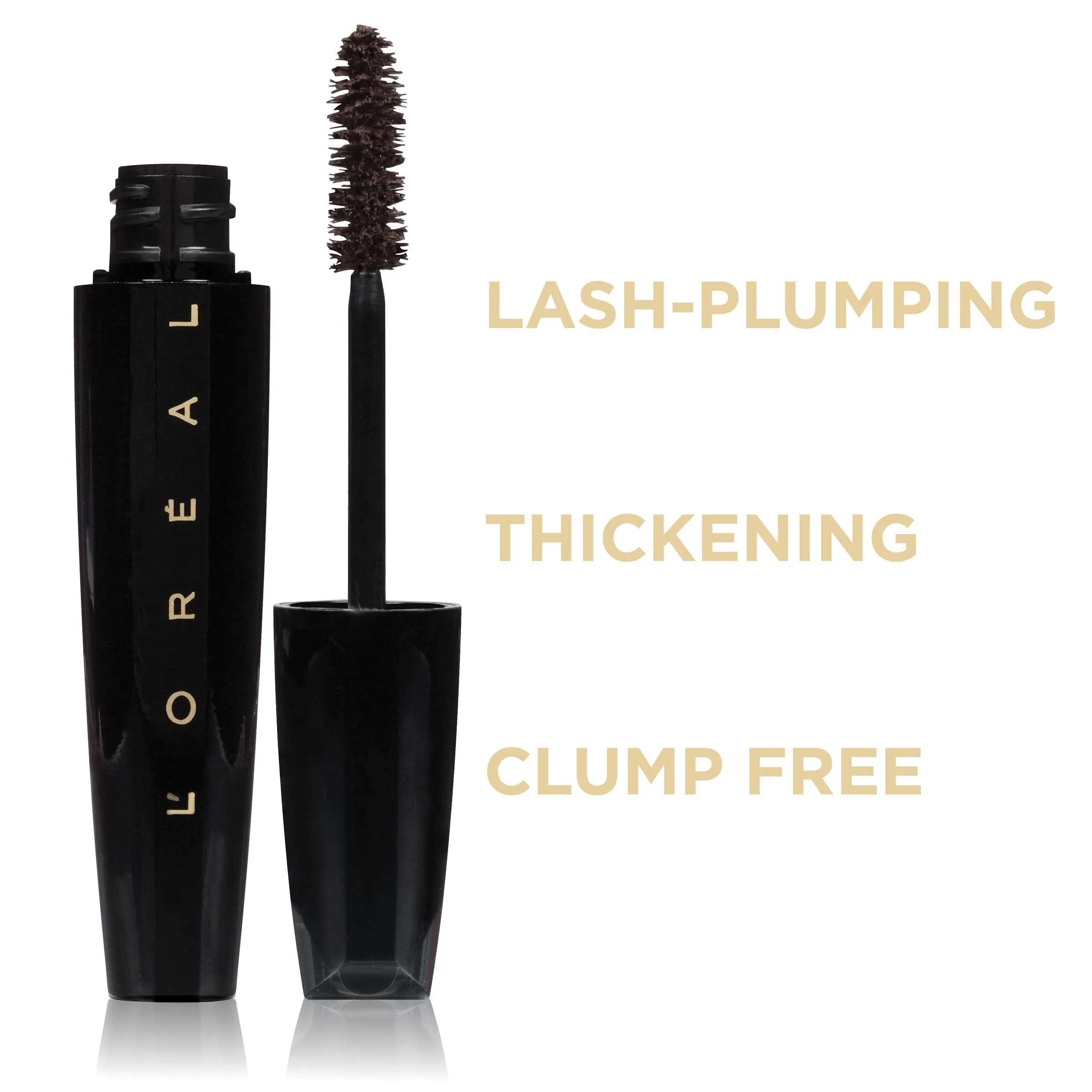 L'Oreal Paris Voluminous Extra Volume Collagen Washable Mascara, Black, 1 Tube