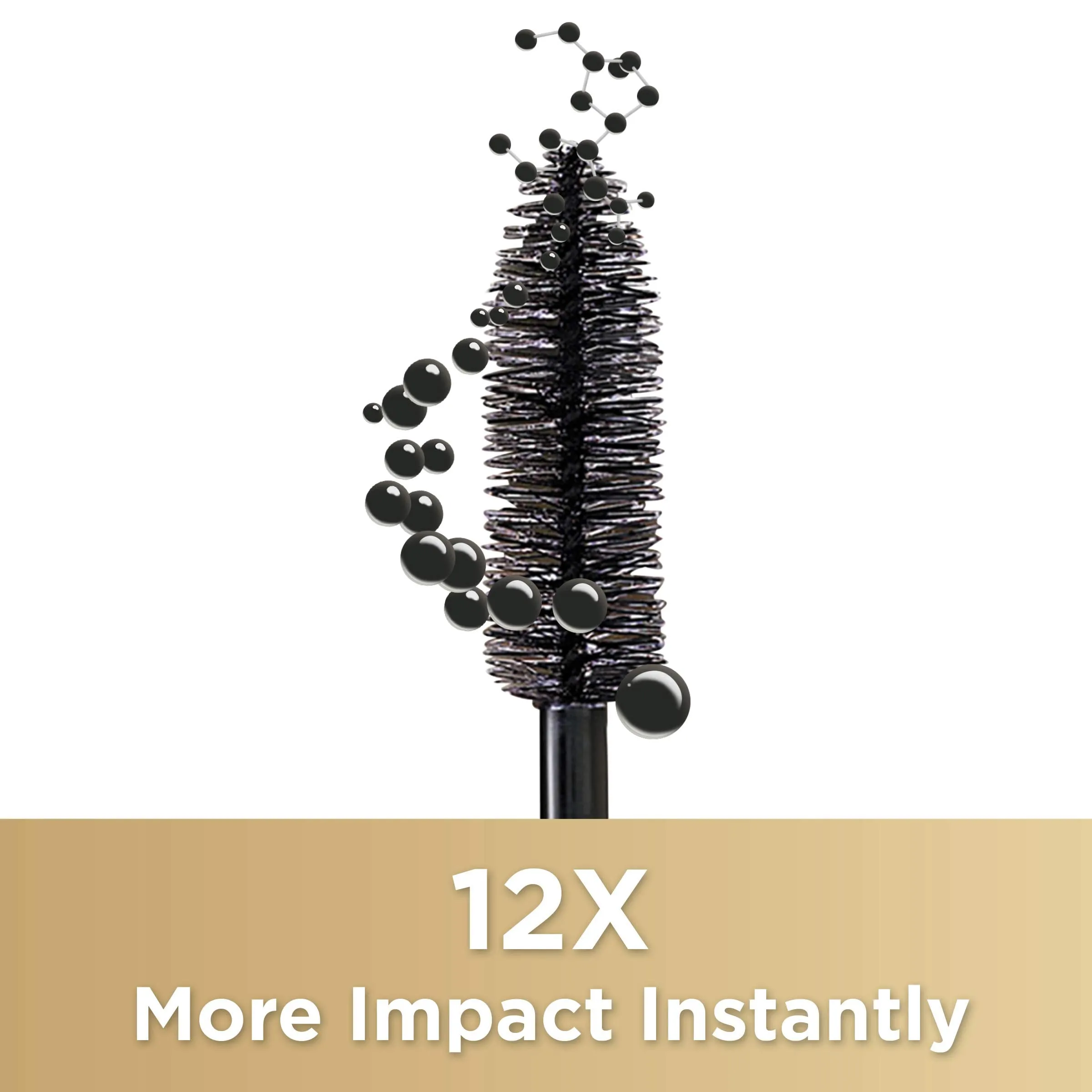 L'Oreal Paris Voluminous Extra Volume Collagen Washable Mascara, Black, 1 Tube