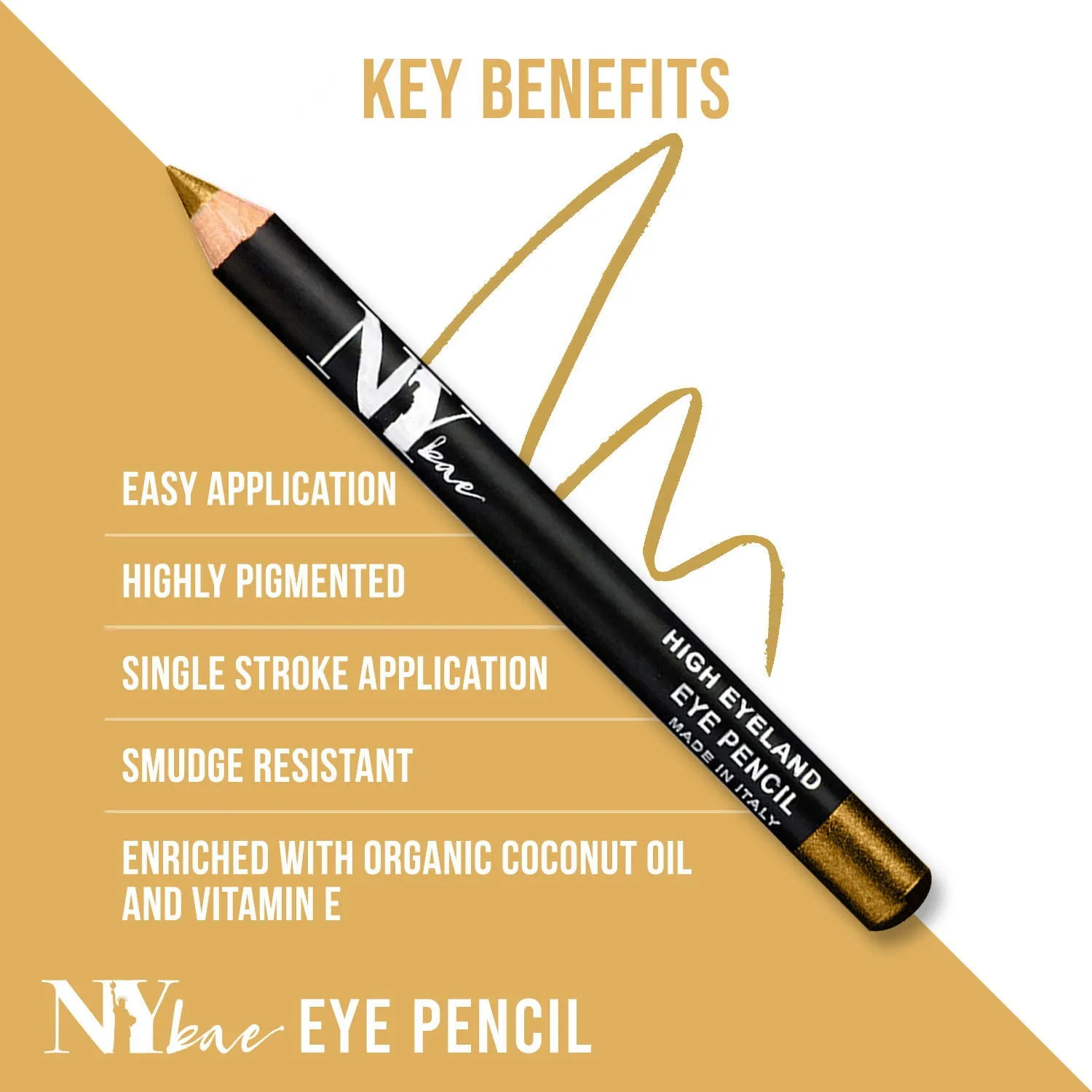 NY Bae High Eyeland - Eye Pencil, High on Golden 3 (0.8g)