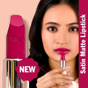 NY Bae Satin Matte Lipstick - Magic Magenta 06 | Magenta | Creamy Satin Finish | High Shine Colour | Hydrating | Long-Lasting | Weightless