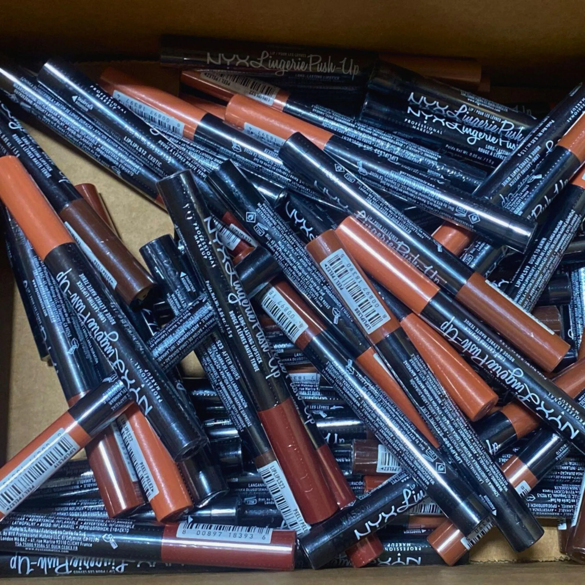 NYX Lingerie Push - Up Long Lasting Lipstick 0.05OZ (65 Pcs Lot)