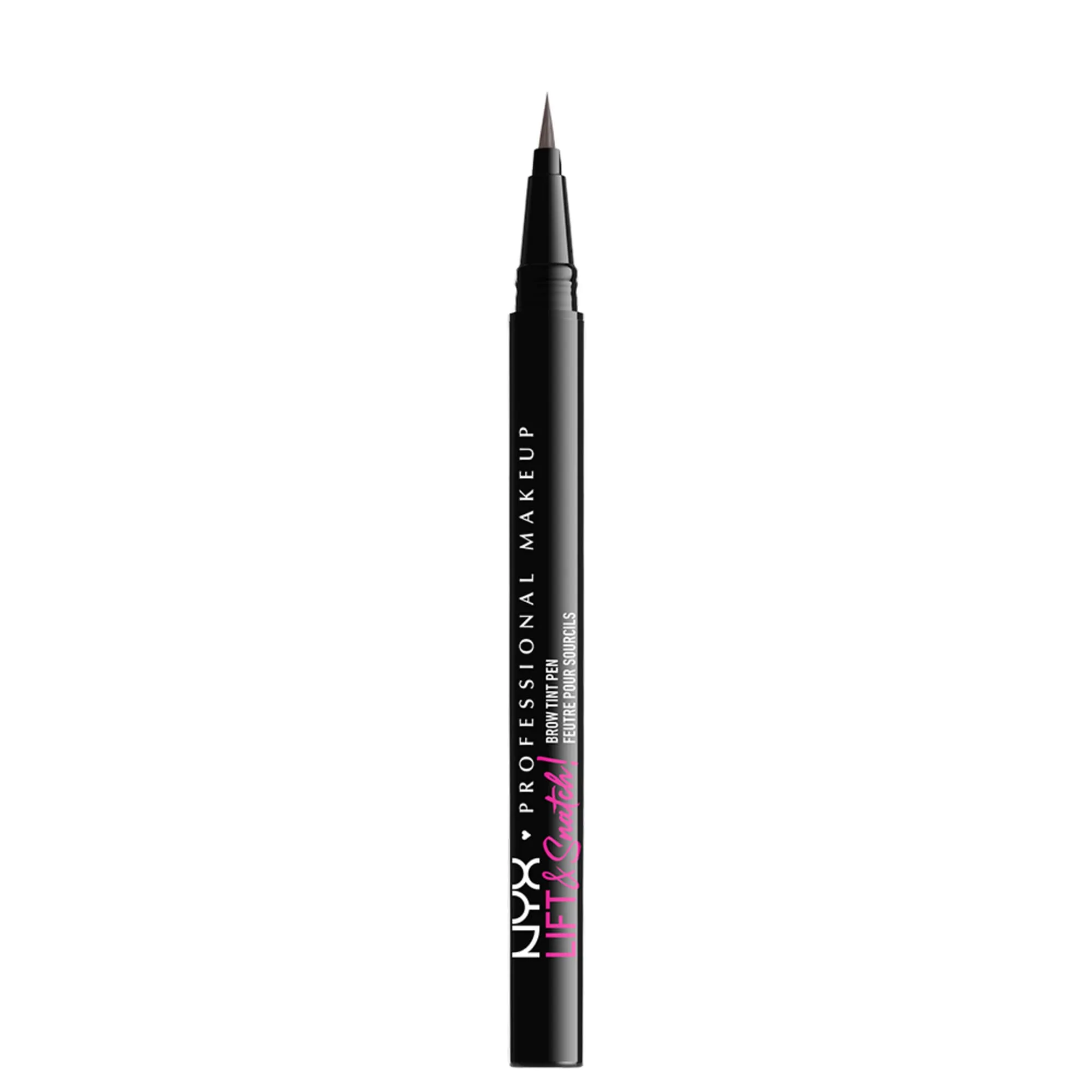 NYX Professional Makeup Lift & Snatch! Eyebrow Tint Pen, Grey Black, 1 mL