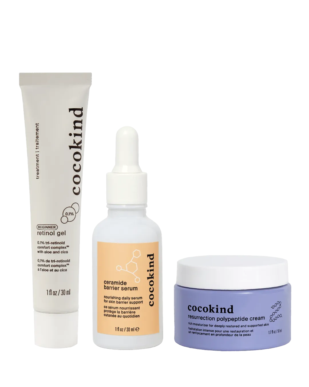 rich moisture & retinol trio