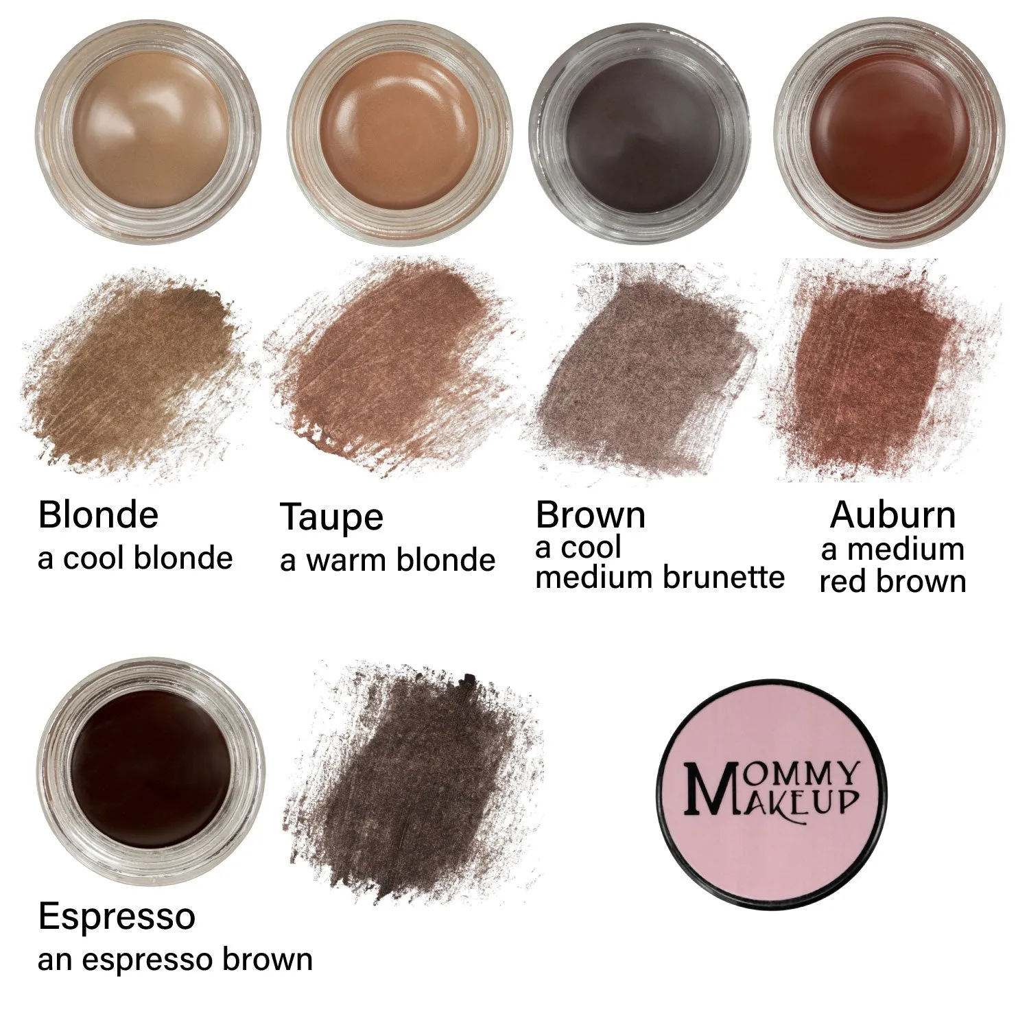 Stay Put Waterproof Gel Brow Balm w/ Micropigments - Brown