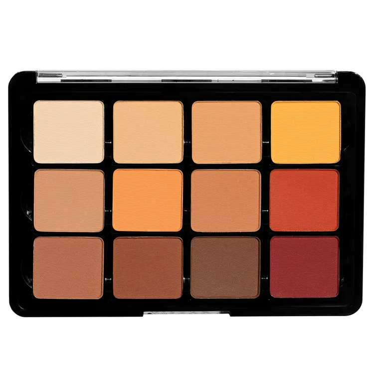 Viseart Warm Matte Slim PRO Eye Shadow Palette