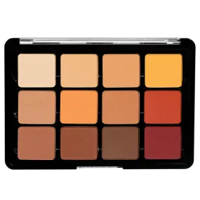 Viseart Warm Matte Slim PRO Eye Shadow Palette