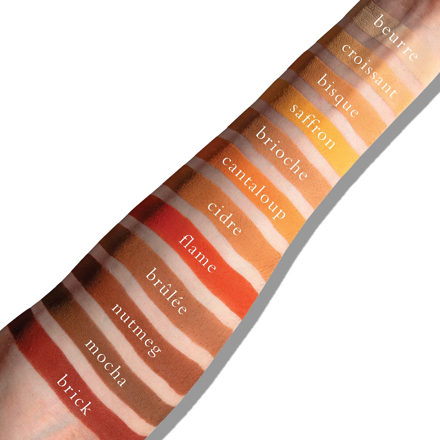 Viseart Warm Matte Slim PRO Eye Shadow Palette