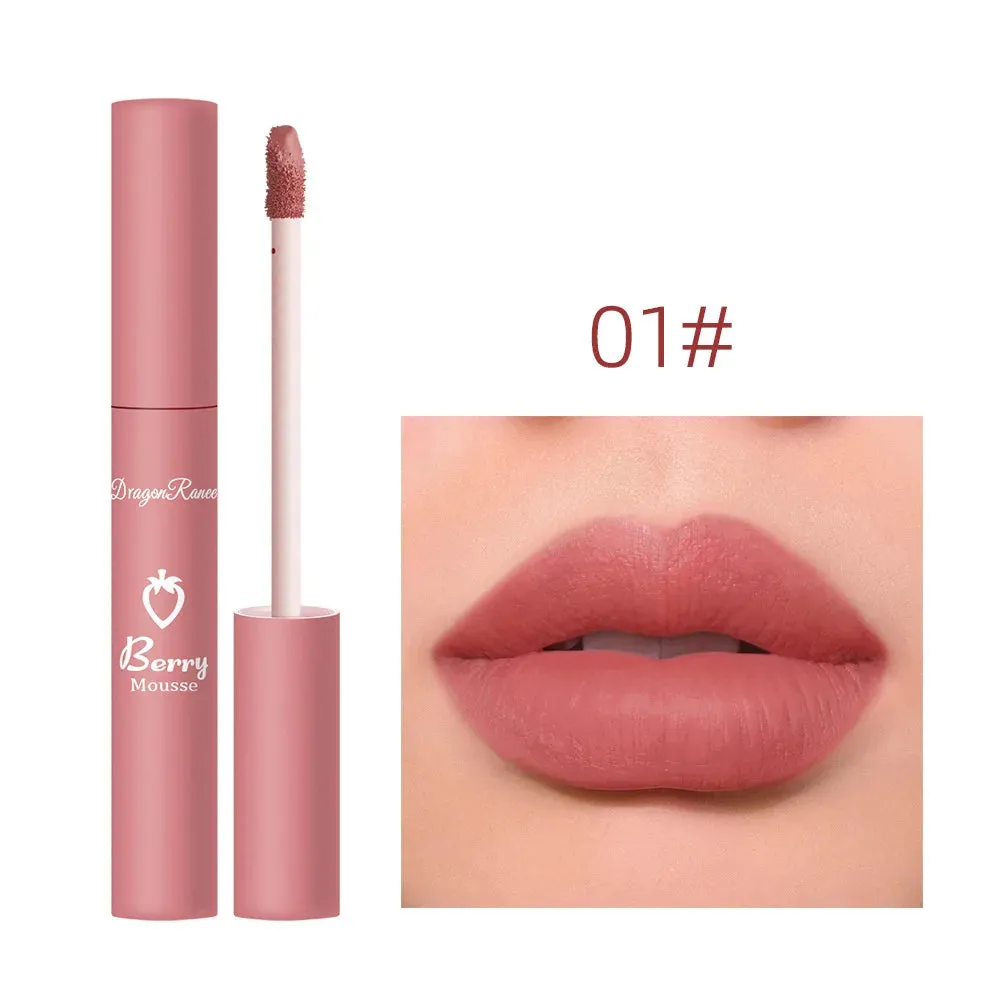 Waterproof Velvet Matte Lipstick-  Long Lasting, Non-stick Liquid Lipsticks. Women's Makeup Lip Gloss, Lipsalve Cosmetics.